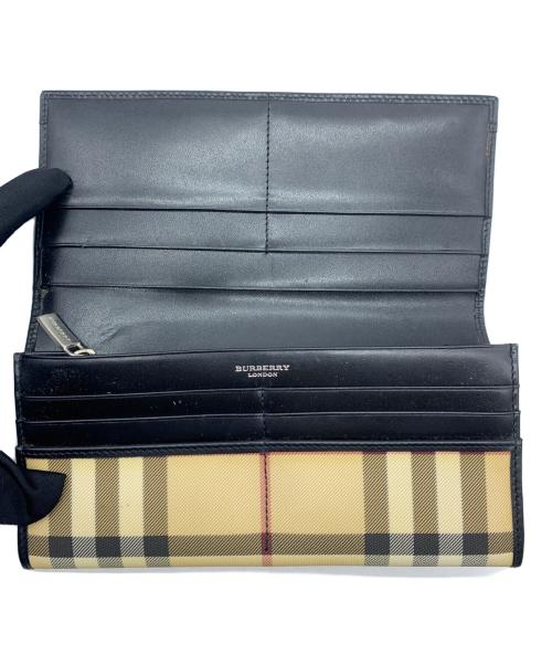 BURBERRY（バーバリー）BURBERRY (バーバリー) 長財布 ベージュの古着・服飾アイテム