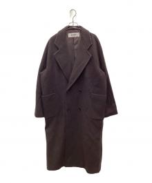 BASISBROEK（バージスブルック）の古着「ロングコート」｜ブラウン