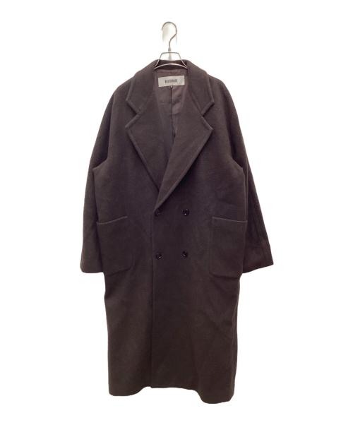 BASISBROEK（バージスブルック）BASISBROEK (バージスブルック) ロングコート ブラウン サイズ:3の古着・服飾アイテム
