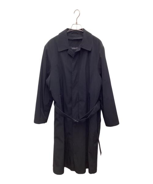 Calvin Klein（カルバンクライン）Calvin Klein (カルバンクライン) ライナー付ステンカラーコート ブラック サイズ:48Rの古着・服飾アイテム