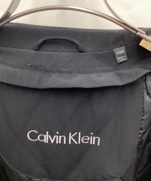 Calvin Klein（カルバンクライン）Calvin Klein (カルバンクライン) ライナー付ステンカラーコート ブラック サイズ:48Rの古着・服飾アイテム