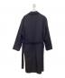 Calvin Klein (カルバンクライン) ライナー付ステンカラーコート ブラック サイズ:48R：8000円
