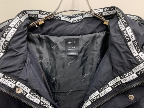 RVCA（ルーカ）RVCA (ルーカ) 中綿ジャケット ブラック サイズ:Mの古着・服飾アイテム