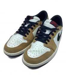 NIKE（ナイキ）の古着「AIR JORDAN 1 LOW」｜ベージュ×ブラック