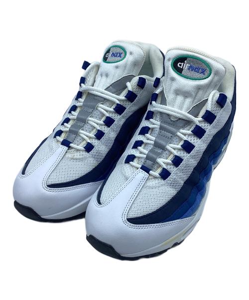 NIKE（ナイキ）NIKE (ナイキ) AIR MAX 95 BIG BUBBLE ホワイト×ブルー サイズ:27の古着・服飾アイテム