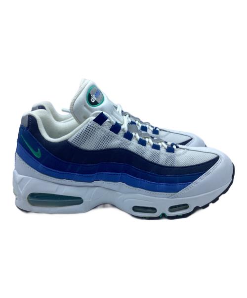 NIKE（ナイキ）NIKE (ナイキ) AIR MAX 95 BIG BUBBLE ホワイト×ブルー サイズ:27の古着・服飾アイテム