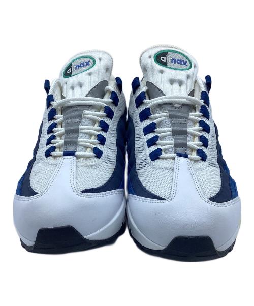 NIKE（ナイキ）NIKE (ナイキ) AIR MAX 95 BIG BUBBLE ホワイト×ブルー サイズ:27の古着・服飾アイテム