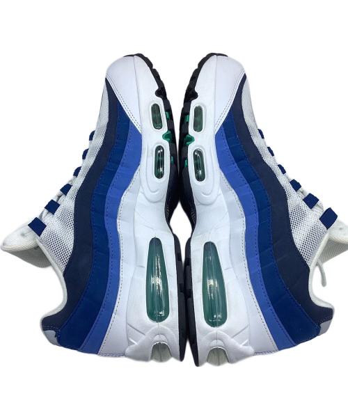 NIKE（ナイキ）NIKE (ナイキ) AIR MAX 95 BIG BUBBLE ホワイト×ブルー サイズ:27の古着・服飾アイテム