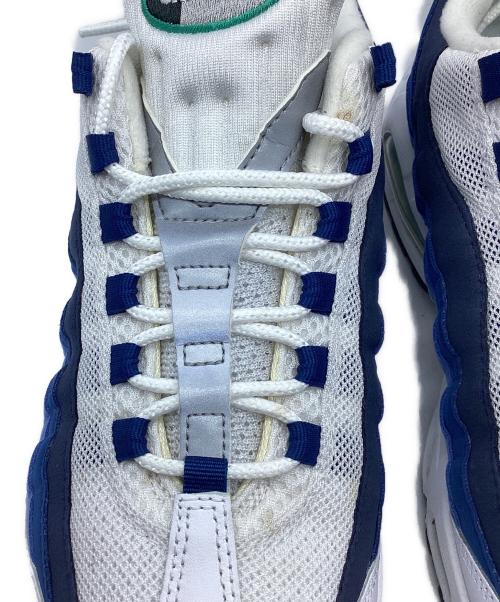 NIKE（ナイキ）NIKE (ナイキ) AIR MAX 95 BIG BUBBLE ホワイト×ブルー サイズ:27の古着・服飾アイテム