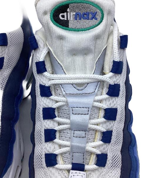 NIKE（ナイキ）NIKE (ナイキ) AIR MAX 95 BIG BUBBLE ホワイト×ブルー サイズ:27の古着・服飾アイテム