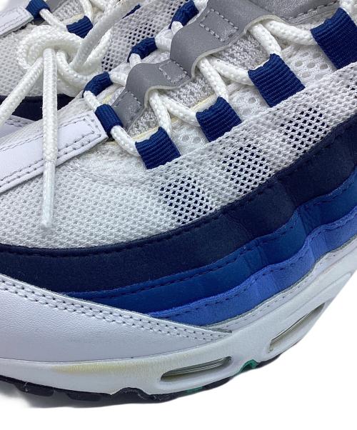 NIKE（ナイキ）NIKE (ナイキ) AIR MAX 95 BIG BUBBLE ホワイト×ブルー サイズ:27の古着・服飾アイテム