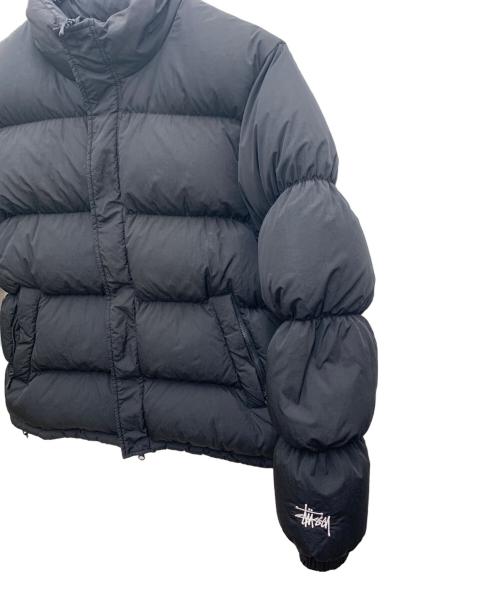 stussy（ステューシー）stussy (ステューシー) ダウンジャケット ブラック サイズ:Mの古着・服飾アイテム
