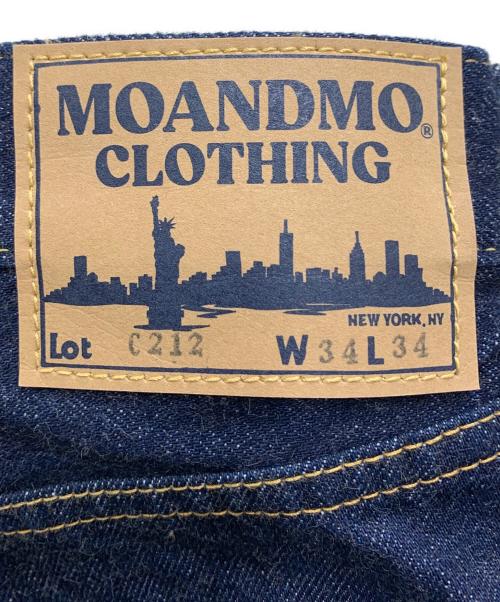 MOANDMO CLOTHING（モーアンドモークロージング）MOANDMO CLOTHING (モーアンドモークロージング) デニムパンツ インディゴ サイズ:W34×L34 未使用品の古着・服飾アイテム