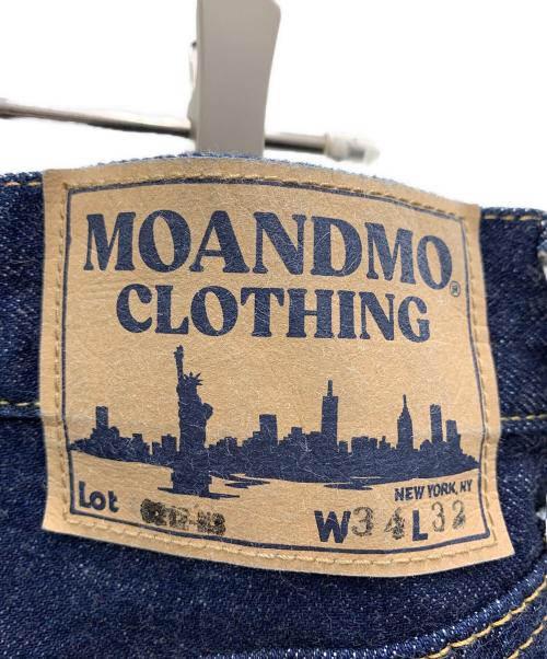 MOANDMO CLOTHING（モーアンドモークロージング）MOANDMO CLOTHING (モーアンドモークロージング) AVIREX (アヴィレックス) デニムパンツ インディゴ サイズ:W34×L32 未使用品の古着・服飾アイテム