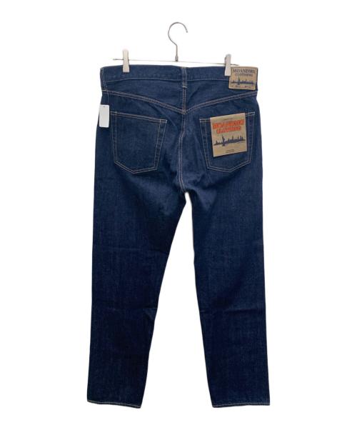 MOANDMO（モーアンドモー）MOANDMO (モーアンドモー) AVIREX (アヴィレックス) デニムパンツ インディゴ サイズ:W34×L32 未使用品の古着・服飾アイテム