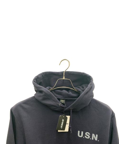 AVIREX（アヴィレックス）AVIREX (アヴィレックス) パーカー ブラック サイズ:M 未使用品の古着・服飾アイテム