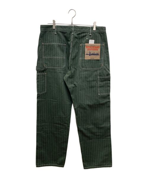 MOANDMO CLOTHING（モーアンドモークロージング）MOANDMO CLOTHING (モーアンドモークロージング) チノパン グリーン サイズ:W36 未使用品の古着・服飾アイテム