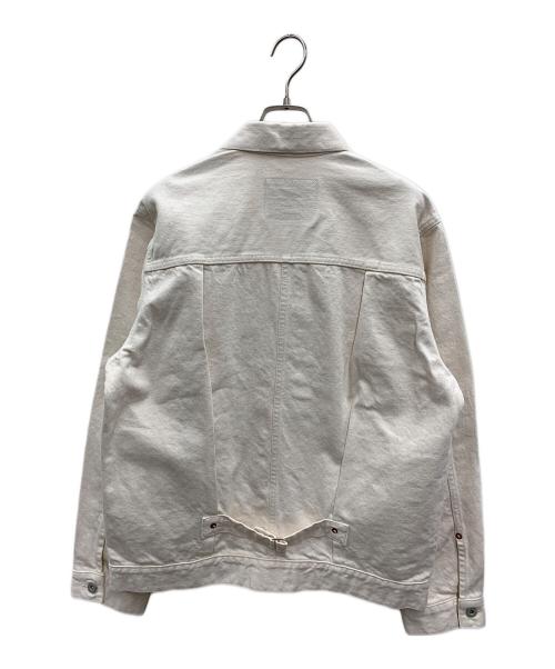 MOANDMO CLOTHNG（モーアンドモークロージング）MOANDMO CLOTHNG  (モーアンドモークロージング) デニムジャケット アイボリー サイズ:L 未使用品の古着・服飾アイテム