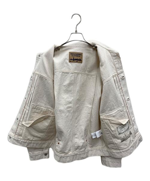 MOANDMO CLOTHNG（モーアンドモークロージング）MOANDMO CLOTHNG  (モーアンドモークロージング) デニムジャケット アイボリー サイズ:L 未使用品の古着・服飾アイテム