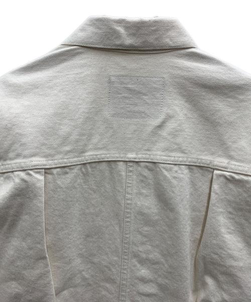 MOANDMO CLOTHNG（モーアンドモークロージング）MOANDMO CLOTHNG  (モーアンドモークロージング) デニムジャケット アイボリー サイズ:L 未使用品の古着・服飾アイテム