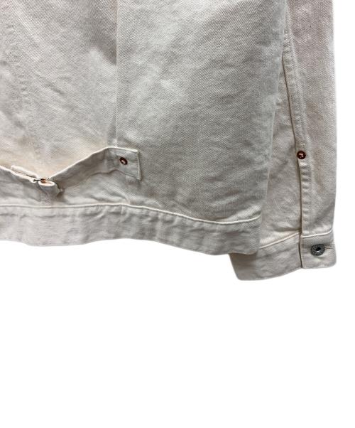 MOANDMO CLOTHNG（モーアンドモークロージング）MOANDMO CLOTHNG  (モーアンドモークロージング) デニムジャケット アイボリー サイズ:L 未使用品の古着・服飾アイテム