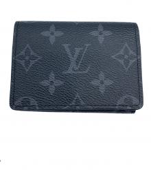 LOUIS VUITTON（ルイ ヴィトン）の古着「カードケース　アンヴェロップ・カルト・ドゥ・ヴィジット」｜ブラック