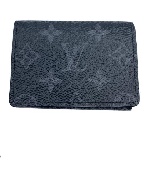 LOUIS VUITTON（ルイ ヴィトン）LOUIS VUITTON (ルイ ヴィトン) カードケース　アンヴェロップ・カルト・ドゥ・ヴィジット ブラックの古着・服飾アイテム