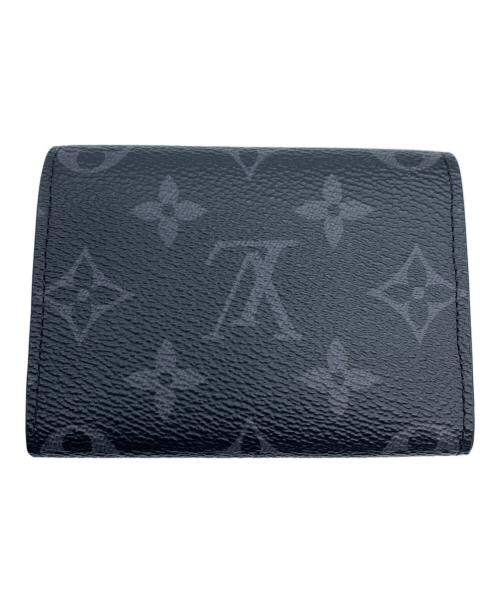 LOUIS VUITTON（ルイ ヴィトン）LOUIS VUITTON (ルイ ヴィトン) カードケース　アンヴェロップ・カルト・ドゥ・ヴィジット ブラックの古着・服飾アイテム