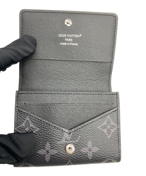 LOUIS VUITTON（ルイ ヴィトン）LOUIS VUITTON (ルイ ヴィトン) カードケース　アンヴェロップ・カルト・ドゥ・ヴィジット ブラックの古着・服飾アイテム