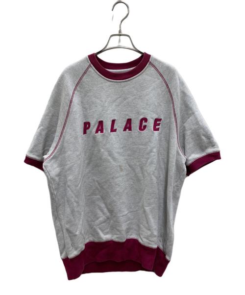 PALACE（パレス）PALACE (パレス) スウェット パープル×グレー サイズ:Lの古着・服飾アイテム