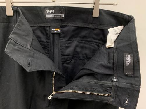 HAVEN（ヘブン）HAVEN (ヘブン) カーゴパンツ ブラック サイズ:Lの古着・服飾アイテム