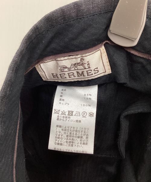 HERMES（エルメス）HERMES (エルメス) セットアップスーツ ブラック サイズ:52の古着・服飾アイテム