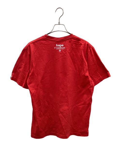 A BATHING APE（アベイシングエイプ）A BATHING APE (アベイシングエイプ) Tシャツ レッド サイズ:Mの古着・服飾アイテム