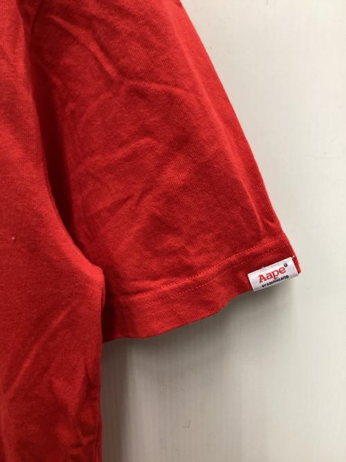 A BATHING APE（アベイシングエイプ）A BATHING APE (アベイシングエイプ) Tシャツ レッド サイズ:Mの古着・服飾アイテム