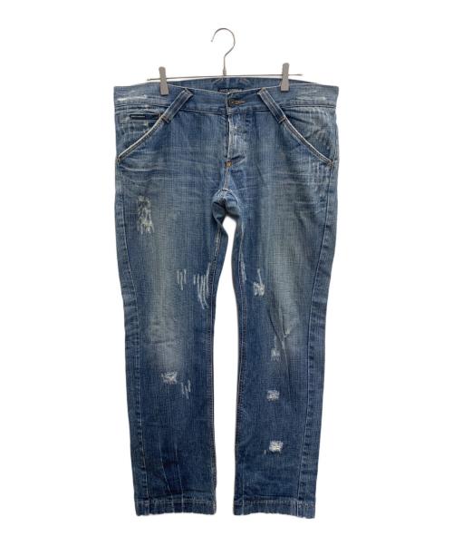 DOLCE & GABBANA（ドルチェ＆ガッバーナ）DOLCE & GABBANA (ドルチェ＆ガッバーナ) デニムパンツ インディゴ サイズ:58の古着・服飾アイテム