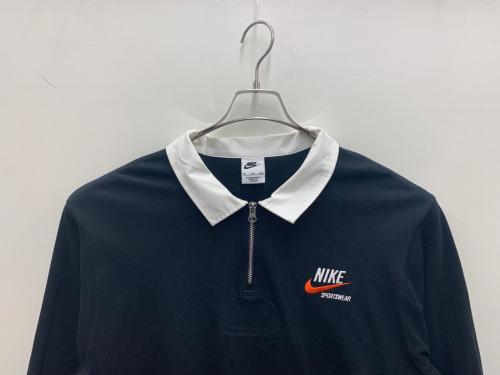 NIKE（ナイキ）NIKE (ナイキ) ラガーシャツ ブラック サイズ:XXLの古着・服飾アイテム