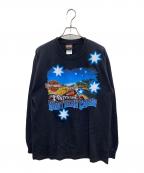 HARLEY-DAVIDSON×Hanesハーレーダビッドソン×ヘインズ）の古着「長袖Tシャツ」｜ブラック