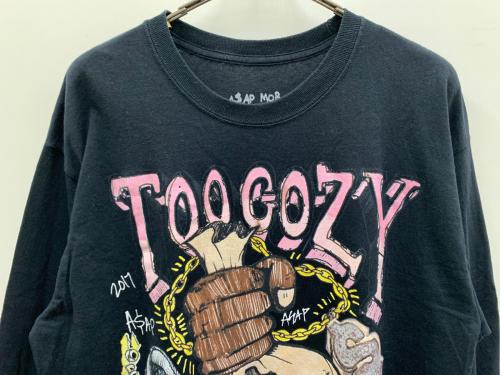 A$AP Mob（エイサップモブ）A$AP Mob (エイサップモブ) 長袖Tシャツ ブラック サイズ:Lの古着・服飾アイテム