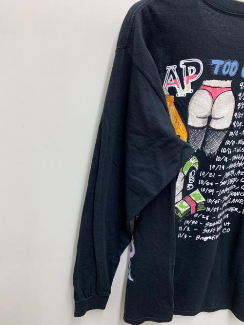 A$AP Mob（エイサップモブ）A$AP Mob (エイサップモブ) 長袖Tシャツ ブラック サイズ:Lの古着・服飾アイテム