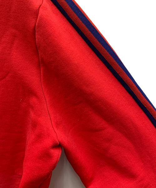 adidas（アディダス）adidas (アディダス) ハーフジップパーカー　70s  レッド サイズ:ーの古着・服飾アイテム