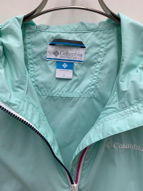 Columbia（コロンビア）Columbia (コロンビア) ナイロンジャケット ミントグリーン サイズ:sの古着・服飾アイテム