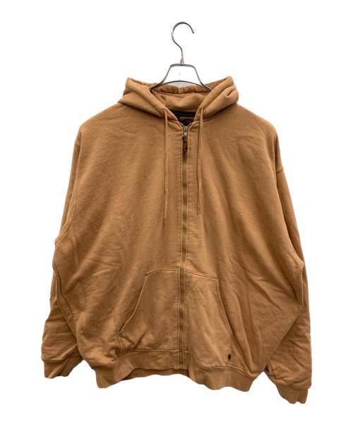 BERNE（バーン）BERNE (バーン) ジップパーカー ブラウン サイズ:2XLの古着・服飾アイテム