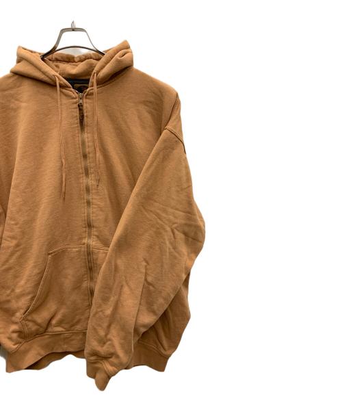 BERNE（バーン）BERNE (バーン) ジップパーカー ブラウン サイズ:2XLの古着・服飾アイテム