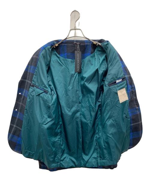 HYDROGEN（ハイドロゲン）HYDROGEN (ハイドロゲン) テーラードジャケット ブルー サイズ:Ｌの古着・服飾アイテム