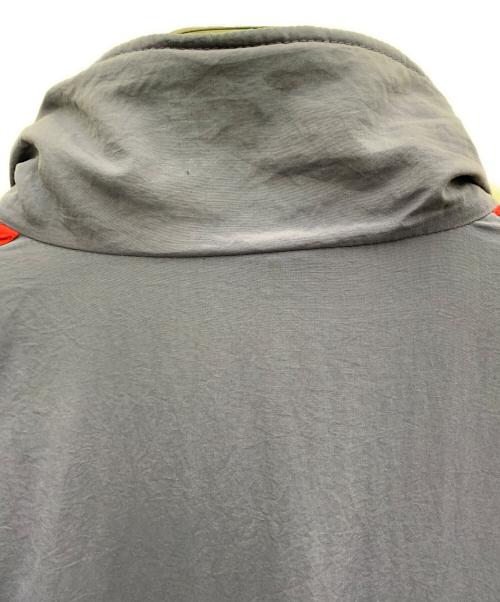 adidas（アディダス）adidas (アディダス) ナイロンジャケット パープル×グレー サイズ:Ｌの古着・服飾アイテム