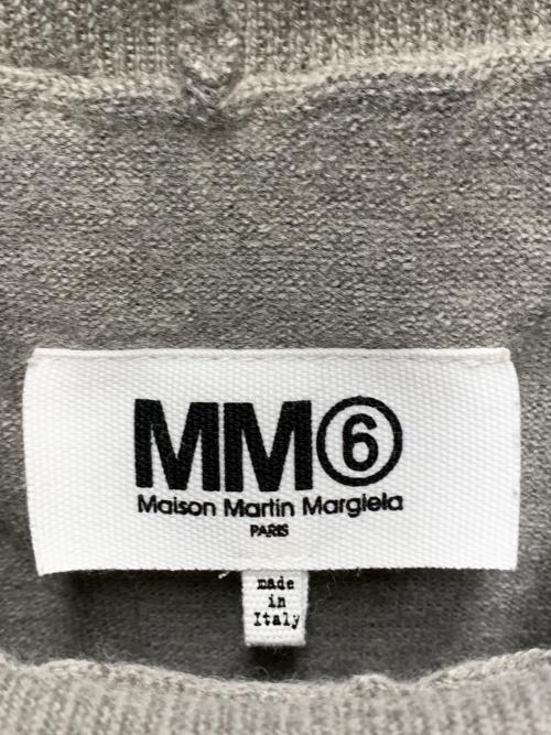 MM6 Maison Margiela（エムエムシックスメゾンマルジェラ）MM6 Maison Margiela (エムエムシックスメゾンマルジェラ) ニットワンピース グレー サイズ:sの古着・服飾アイテム