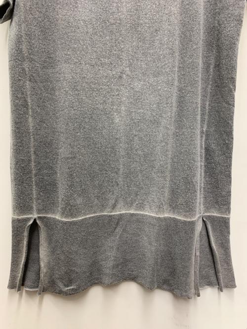MM6 Maison Margiela（エムエムシックスメゾンマルジェラ）MM6 Maison Margiela (エムエムシックスメゾンマルジェラ) ニットワンピース グレー サイズ:sの古着・服飾アイテム