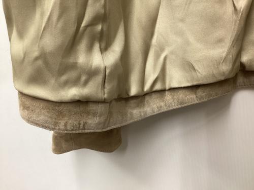 Calvin Klein（カルバンクライン）Calvin Klein (カルバンクライン) レザージャケット ベージュ サイズ:Sの古着・服飾アイテム