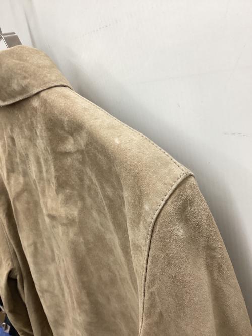 Calvin Klein（カルバンクライン）Calvin Klein (カルバンクライン) レザージャケット ベージュ サイズ:Sの古着・服飾アイテム