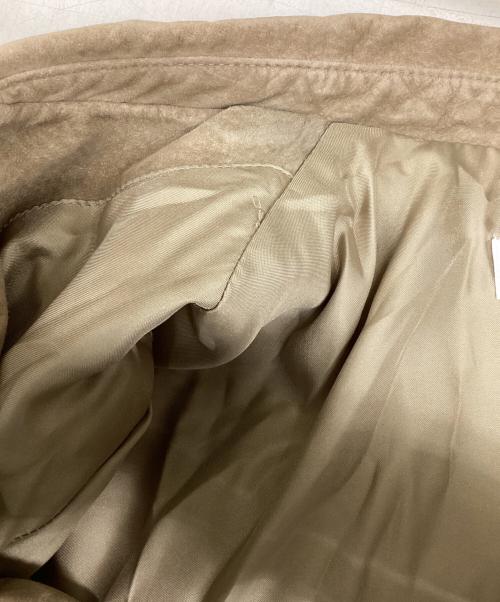 Calvin Klein（カルバンクライン）Calvin Klein (カルバンクライン) レザージャケット ベージュ サイズ:Sの古着・服飾アイテム